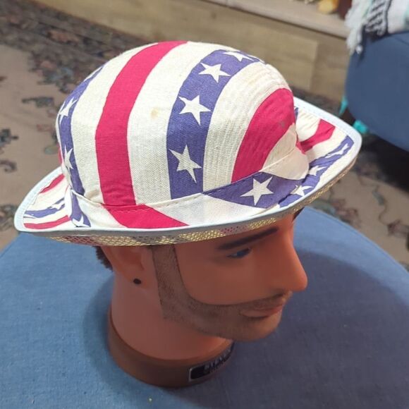 Vintage election/patriotic bowler hat (small) - Picture 3 of 7